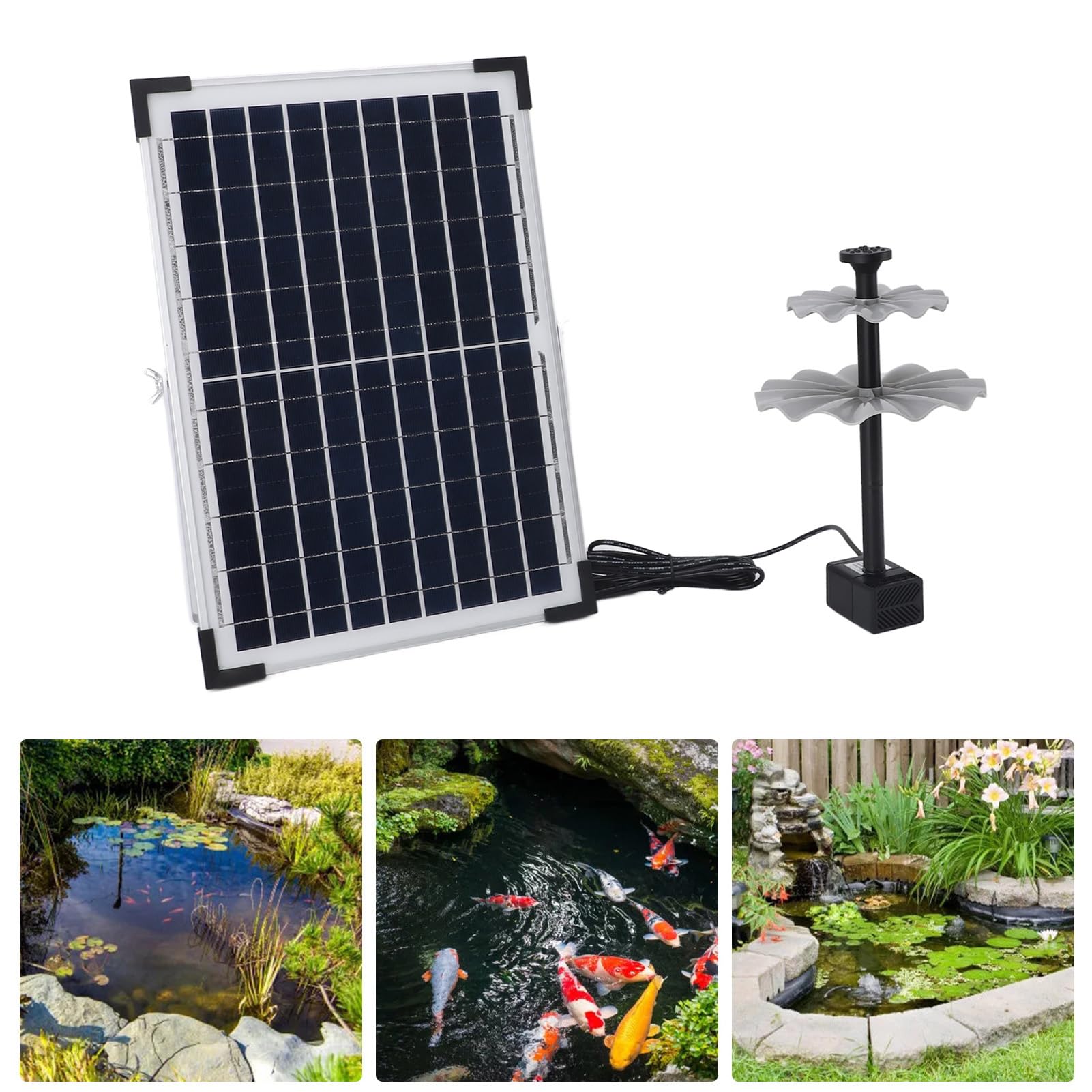 10W Solarna Pompa Fontannowa Odporna na Warunki Atmosferyczne do