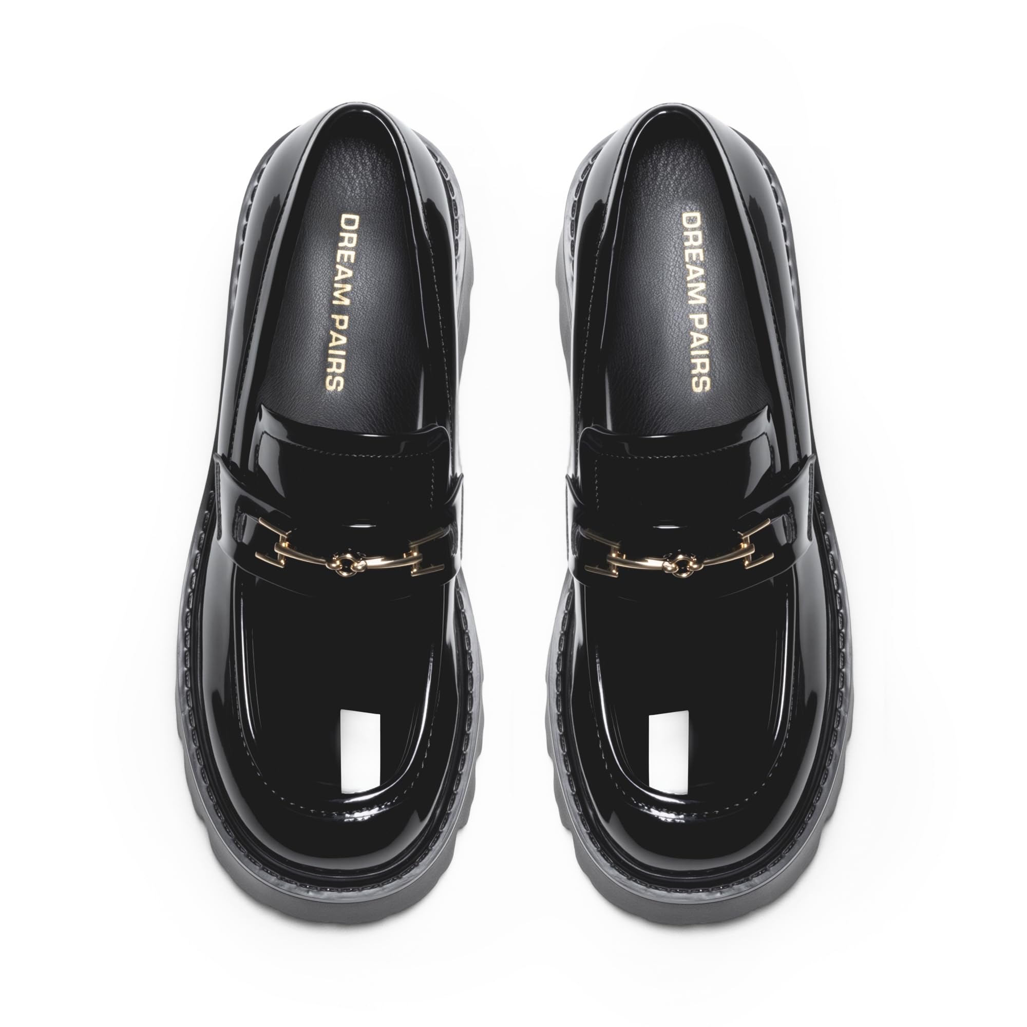 DREAM PAIRS Preppy Mocassini da Donna con Plateau Classico Comode Eleganti Casual con Lavoro