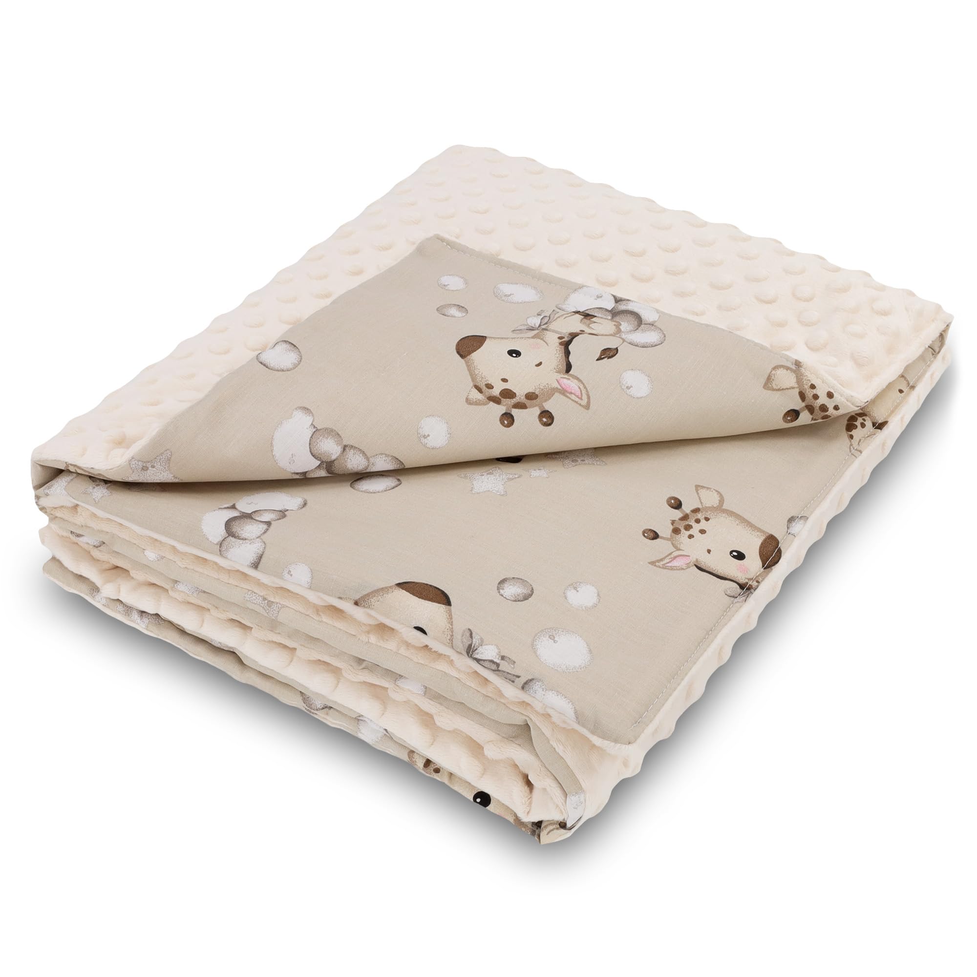 Baby blanket cuddle blanket All-season plush fabric 75x100 cm - Image 2