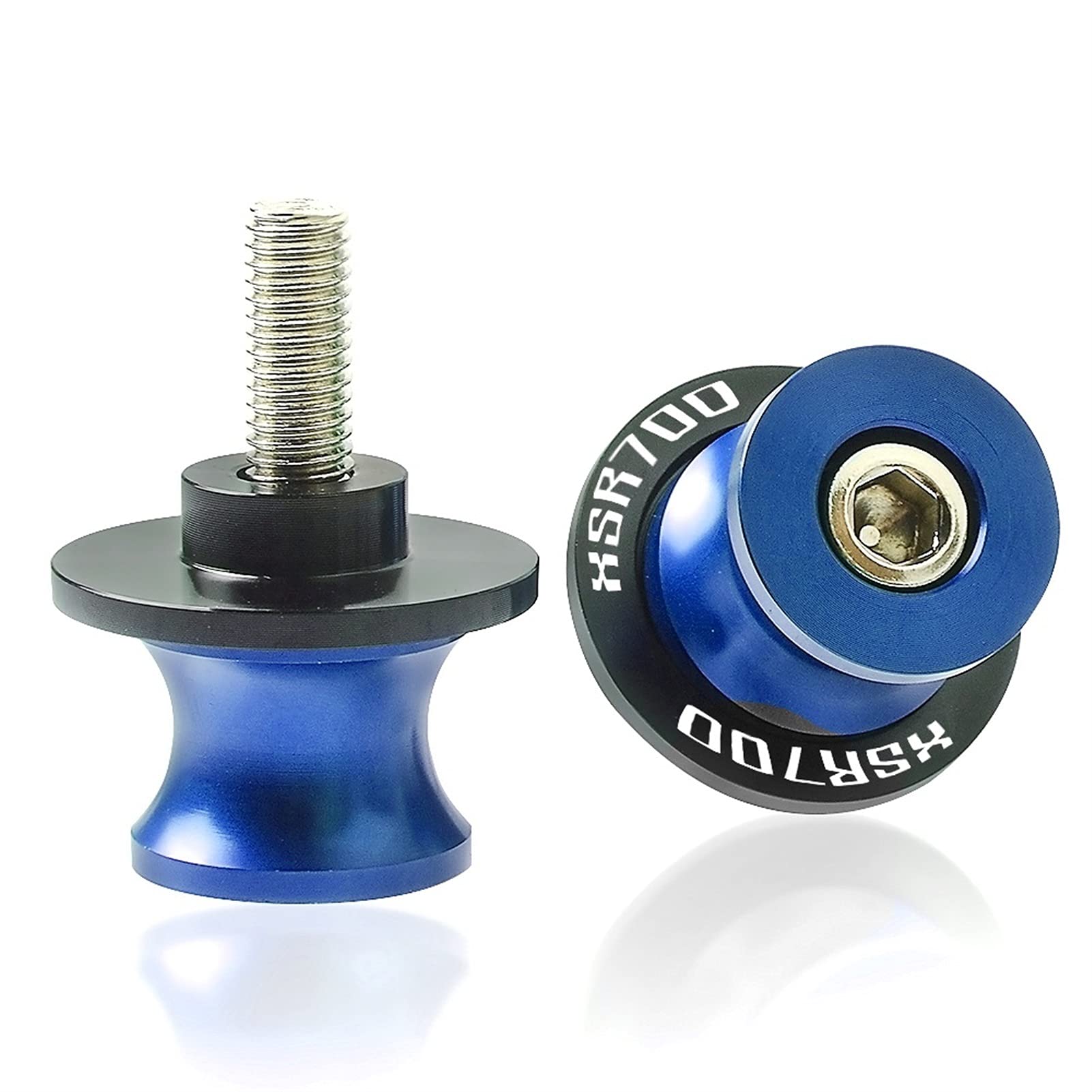 Diabolos moto 6mm bleu pour béquille d'atelier XSR700 ABS entretien facile