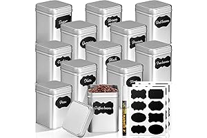 Norme Tea Tin Box for Tea Bags & Loose Tea