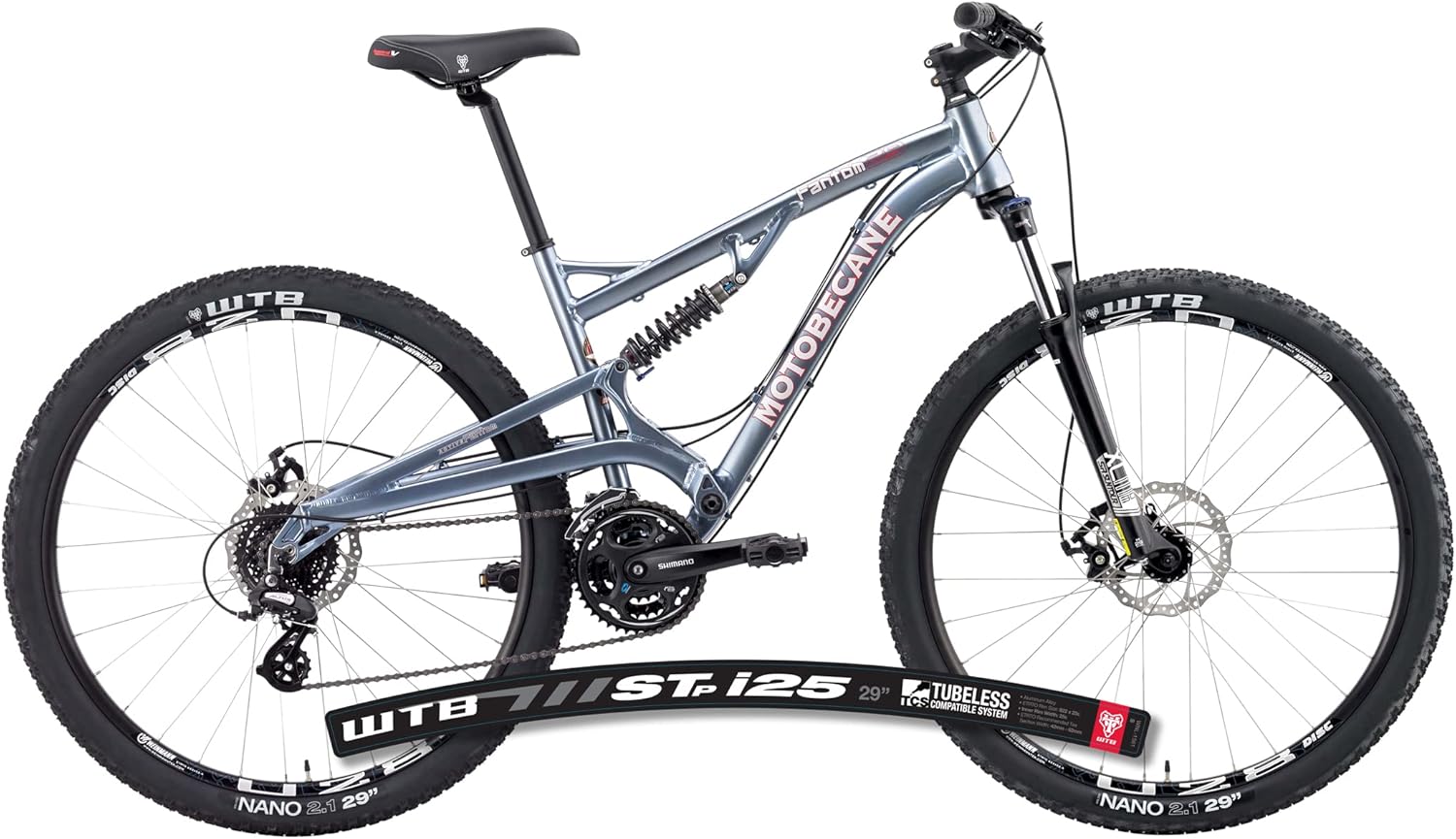 ExaForm 388RL Rear Suspension Coil Spring and Oil Shock Absorber 190mm ATB Bicycle