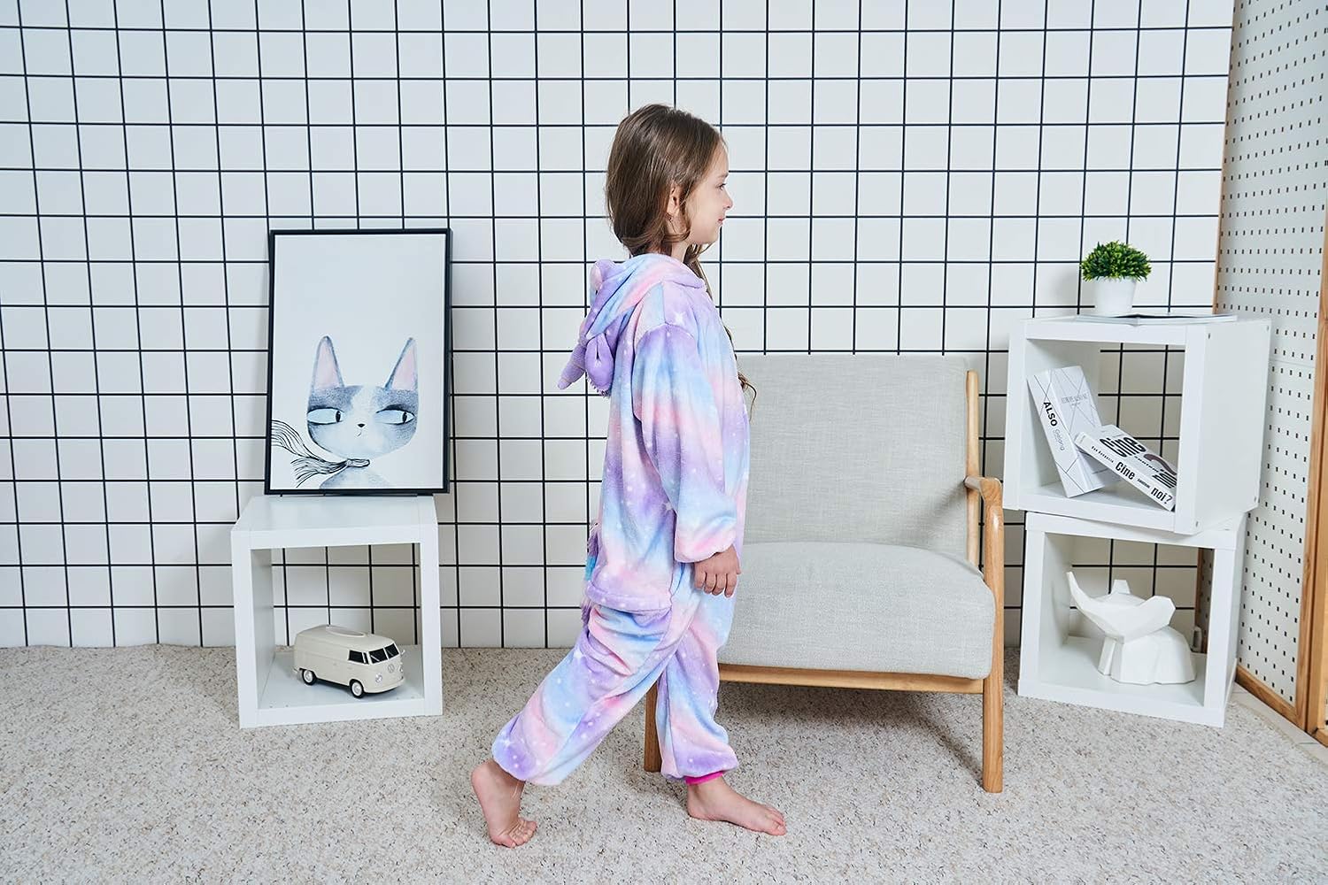Unisex Children Unicorn Pyjamas Halloween Kids Onesie Costume