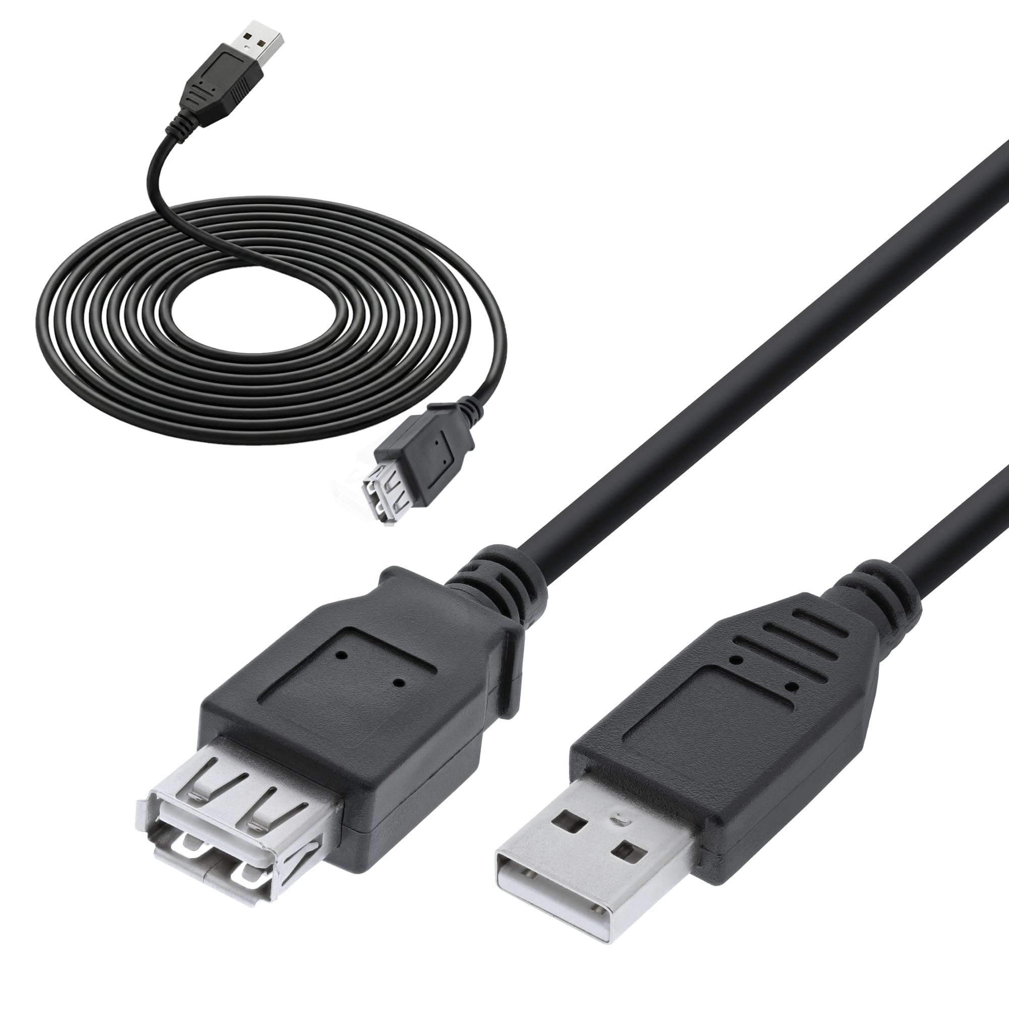 InLine 34650B USB 2.0 Extension Cable (Male to Female Type A 0.5 m) Black