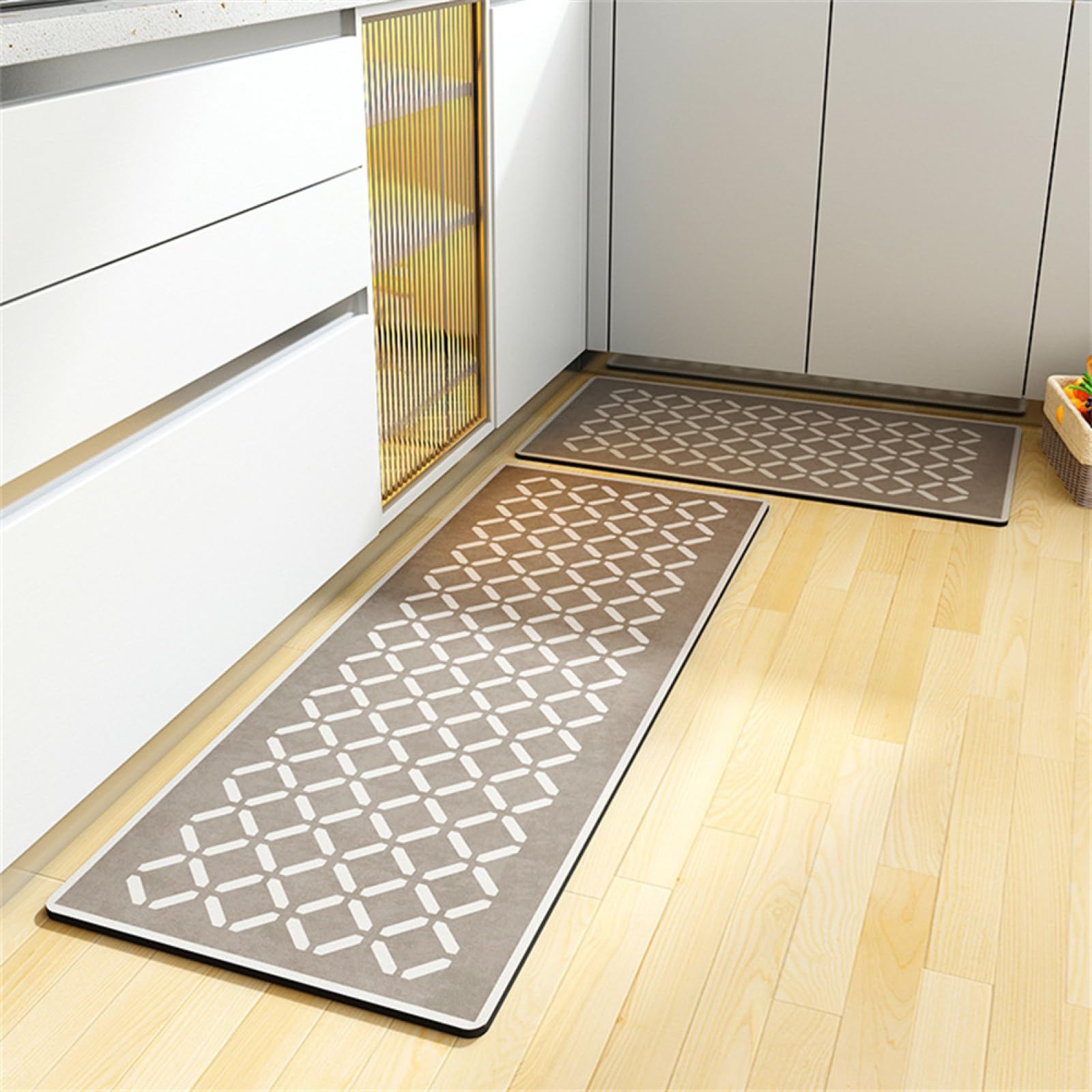 Tapis de cuisine antidérapant et lavable ultra absorbant pour un sol propre et sécurisé 60x90cm