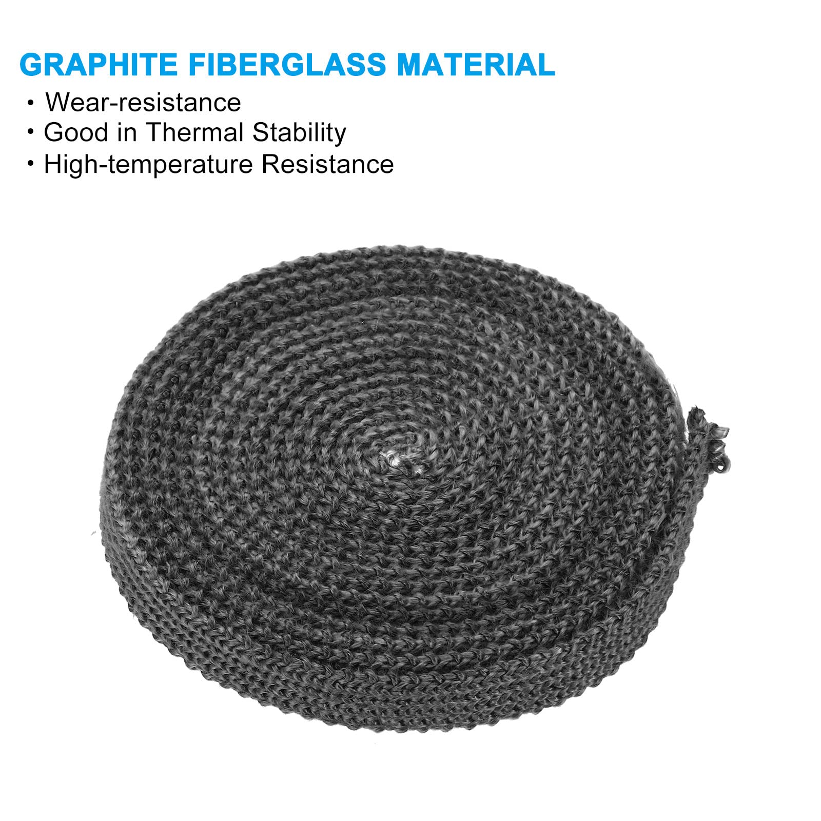 PATIKIL 5/8"x 1/8"x118" Wood Stove Gasket - Image 4