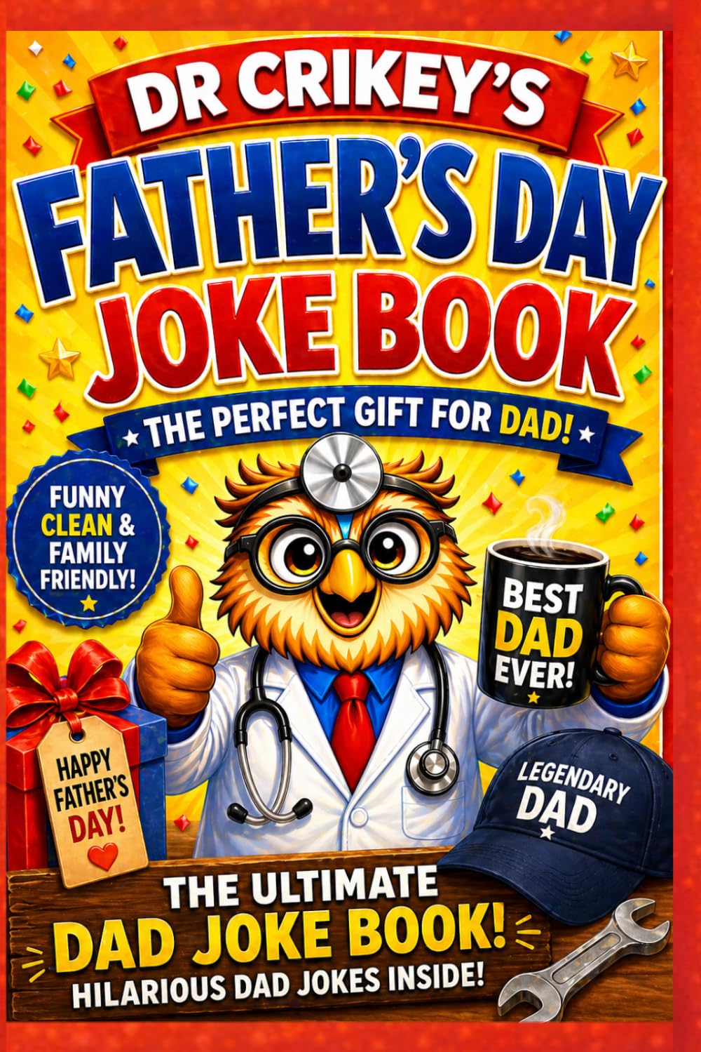 Father’s Day Dad Joke Book: So Bad… They’re Brilliant: The Official Father’s Day Edition — A Dr Crikey Gift Book (Dad Jokes by Dr Crikey)