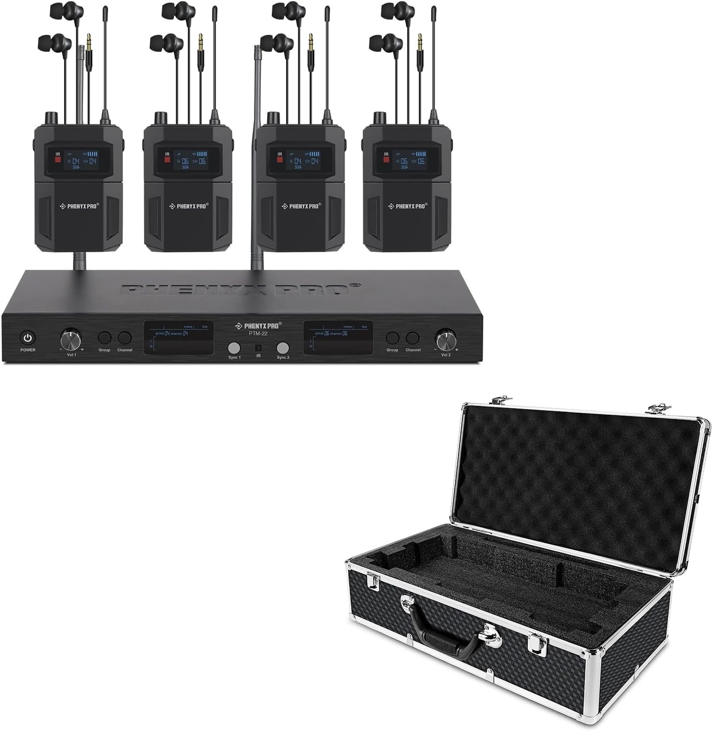 System Phenyx Pro Wireless In-Ear Monitor System, Stereo IEM