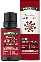 Nature's Truth 4 Thrive Essential Oil Blend 15mL - Eucalyptus, Rosemary, Lemon, Clove for Aromatherapy, Pure Non-GMO