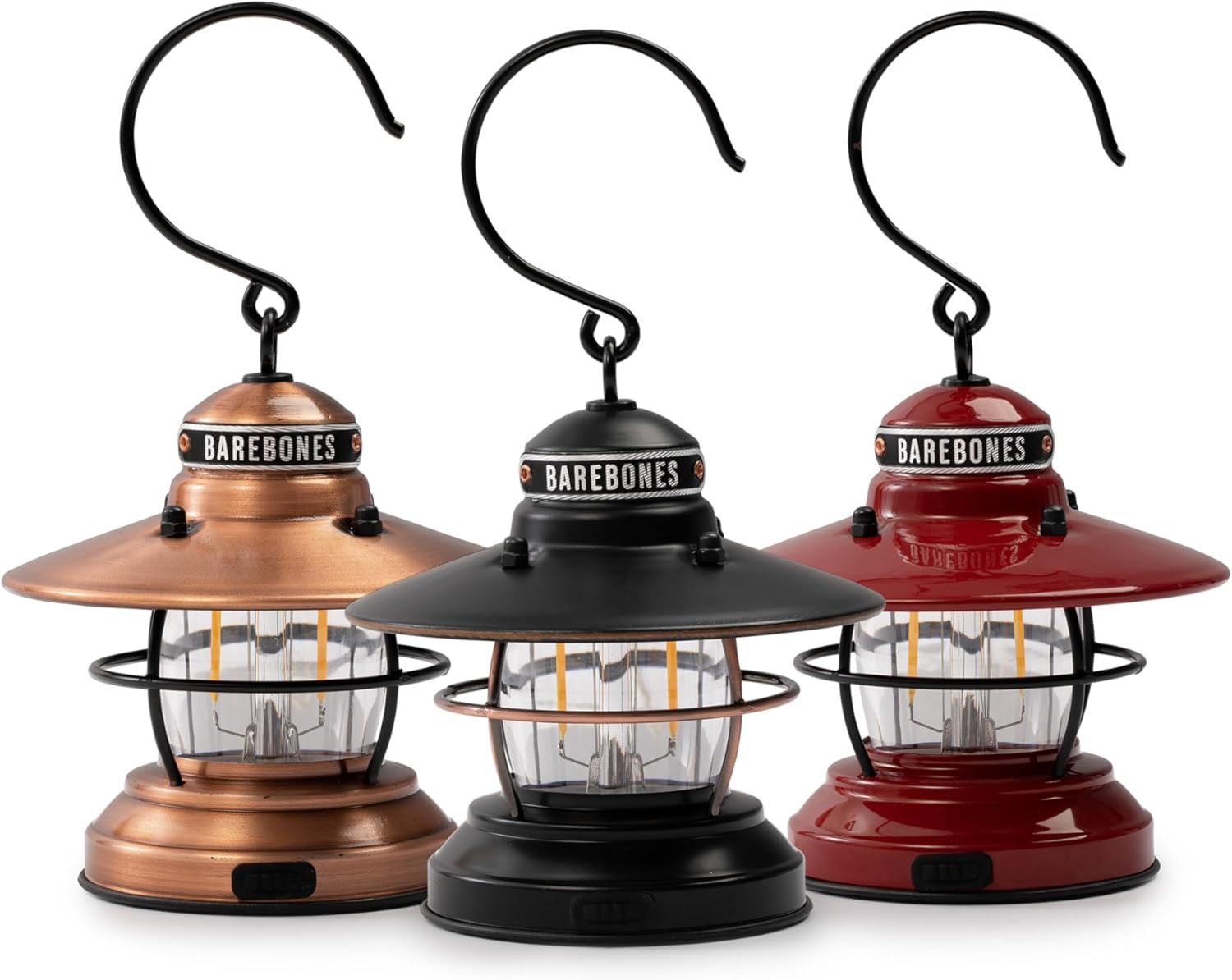 Edison Mini Lantern Red / 3-Pack