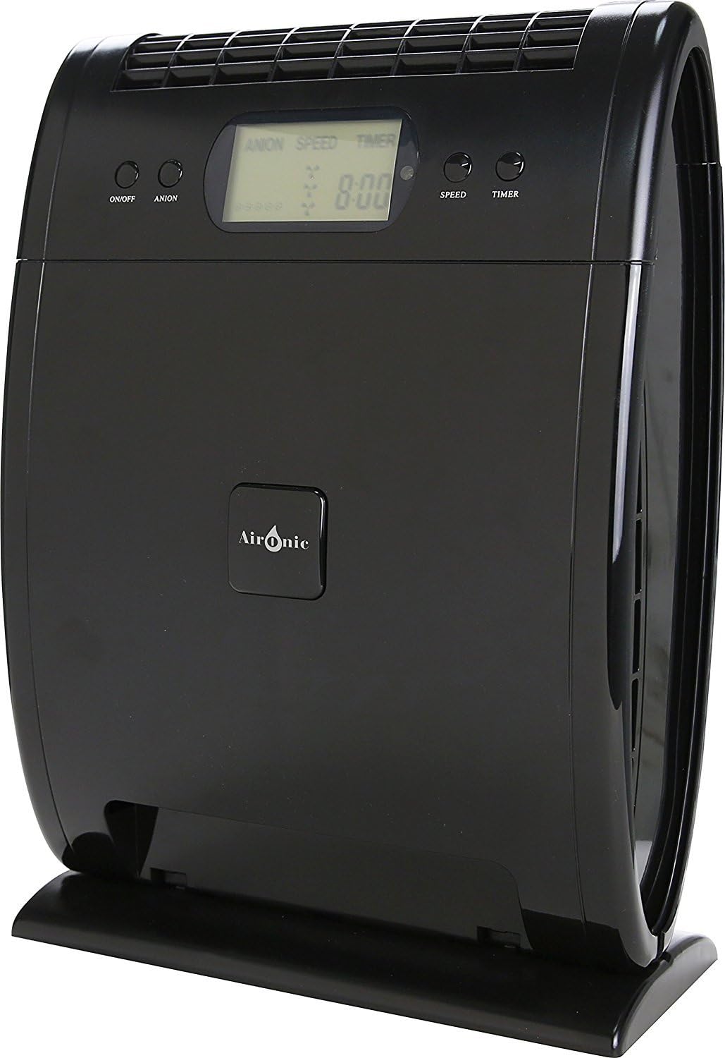 Aironic ® 40W Pro True HEPA Air Purifier Ioniser, Cleans Air, Removes Smoke, Dust and Allergens, Airbourne pollutants, Pet Odours, Remote Control & HEPA Filter Included, Black