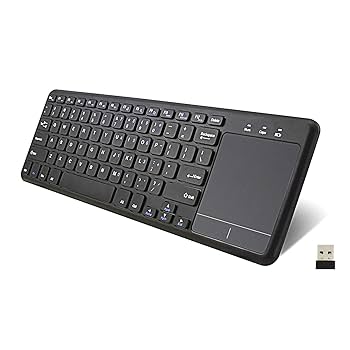 液晶一体型　キーボード・マウス・Wi-Fiルーター付き Amazon | USBワイヤレスキーボード タッチパッド搭載 2.4Ghz無線