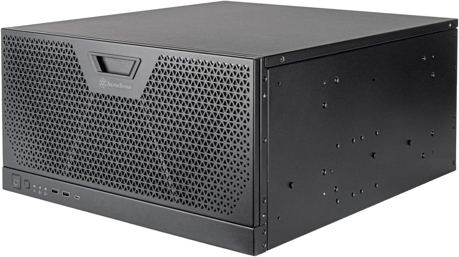 Silverstone Technology RM51 5U Rackmount Server Chassis with Dual 180mm Fans and Enhanced Liquid Cooling Capability, SST-RM51