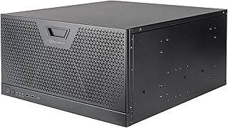 SilverStone Technology RM51 5U Rackmount Server Chassis with Dual 180mm Fans and Enhanced Liquid Cooling Capability, SST-RM51