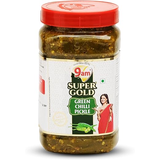 9AM Gold Chilli Pickle 900g