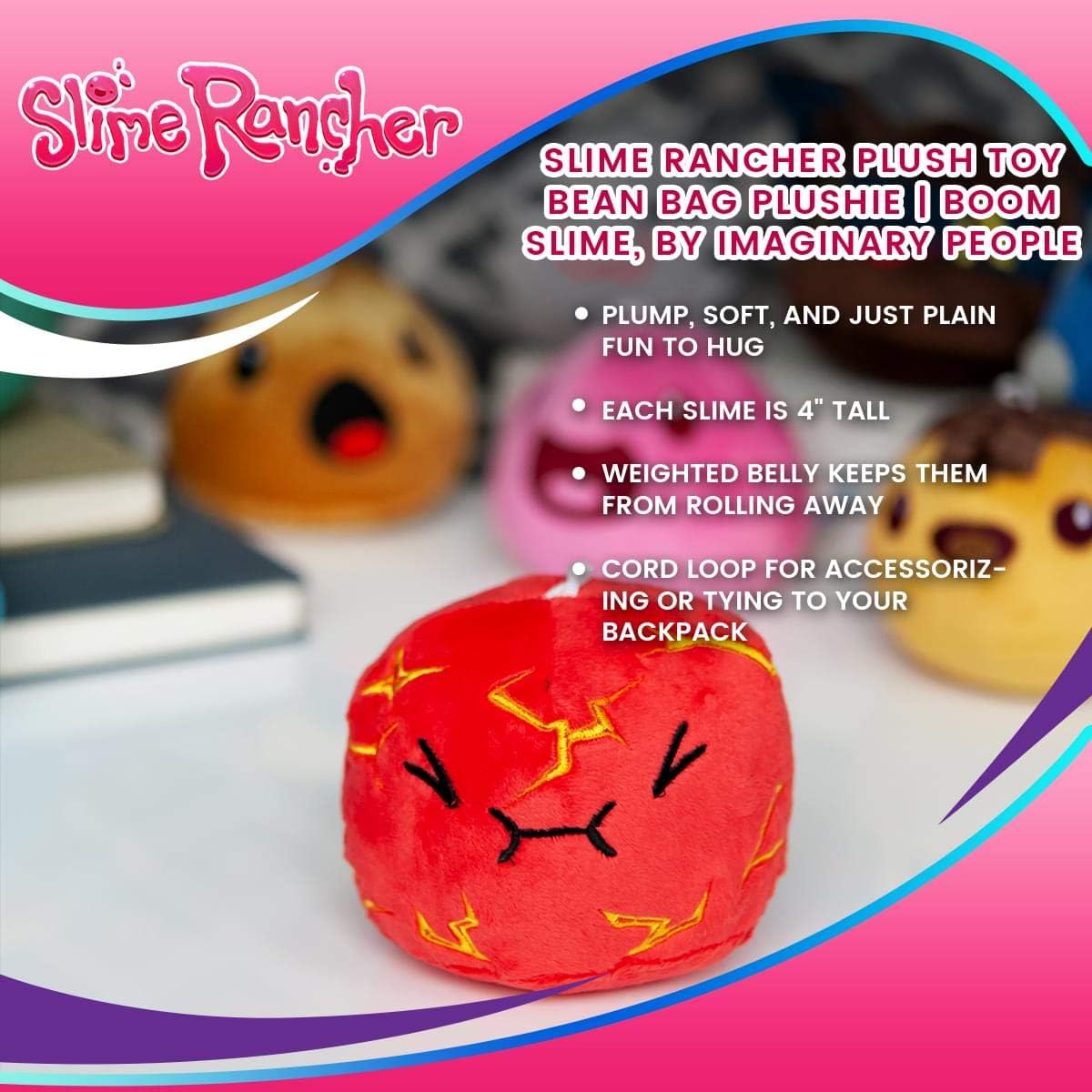 Imaginary People Slime Plush Toy Soft Bean Bag Plushie | Boom Slime