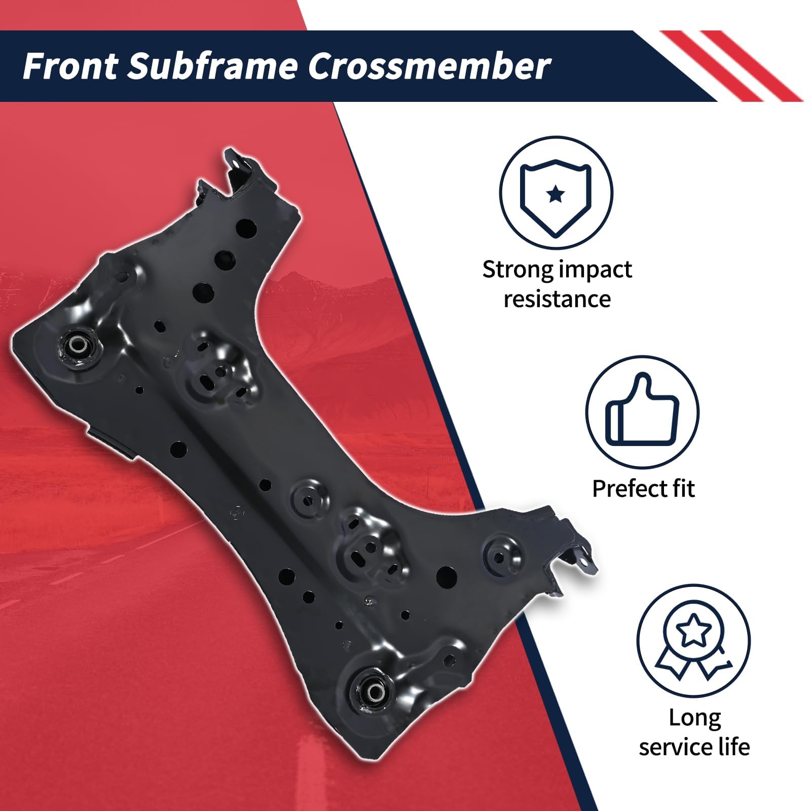 Promrmr Front Subframe Crossmember Suspension Fit for Nissan Versa