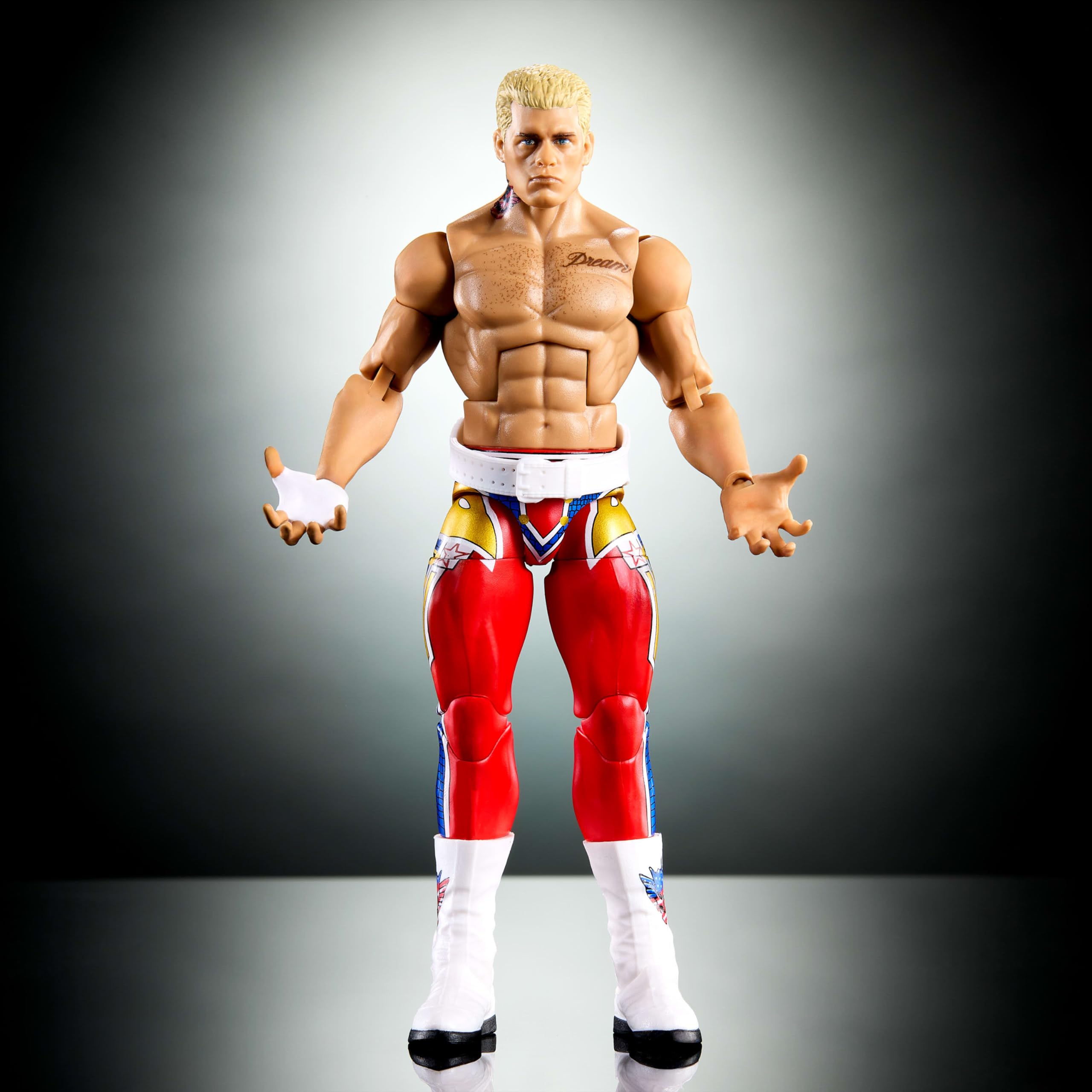 Mattel WWE Elite Collection - Boneco de Cody Rhodes de O Pesadelo