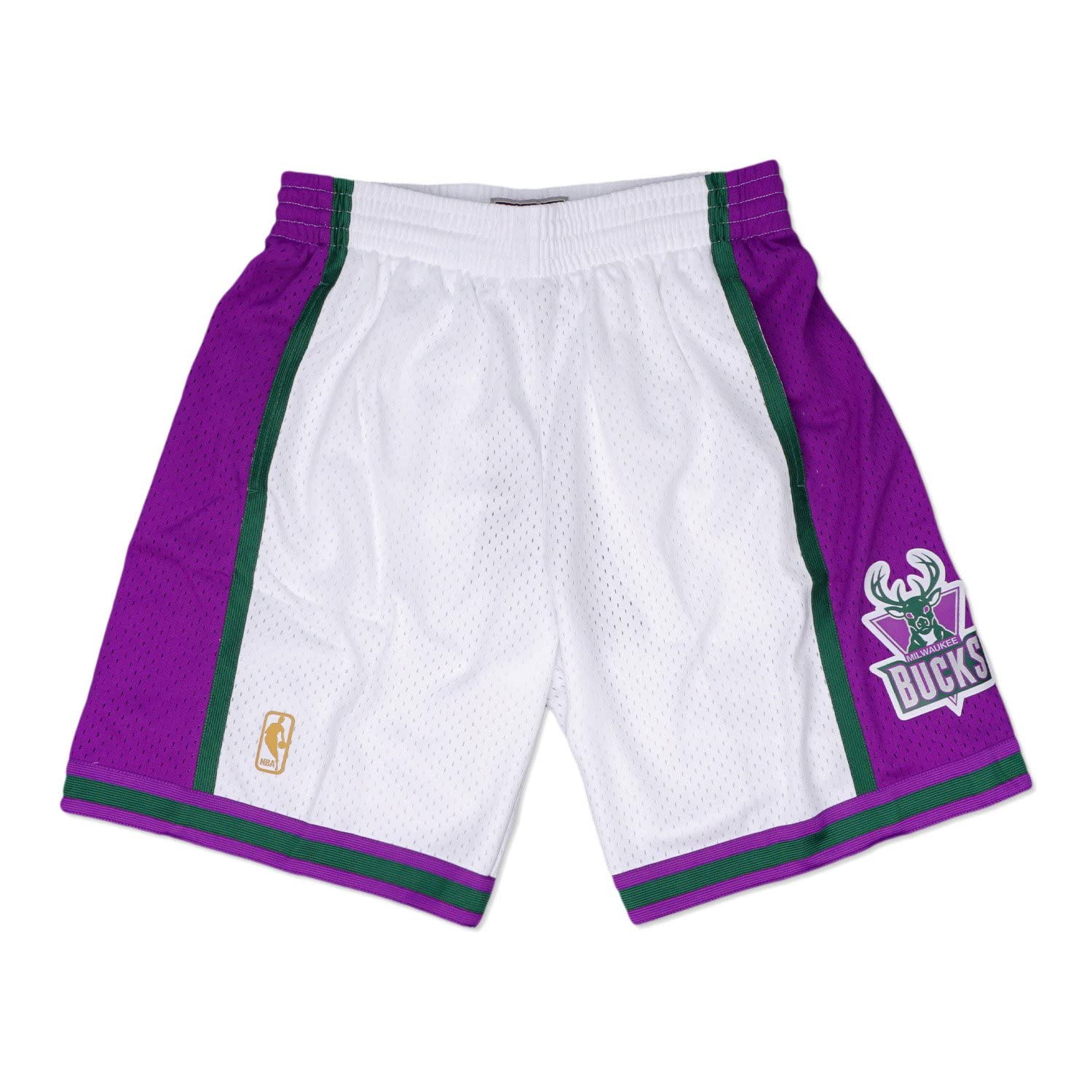 Shorts NBA Swingman Milwaukee Bucks 1996-97 pour entraînement basket