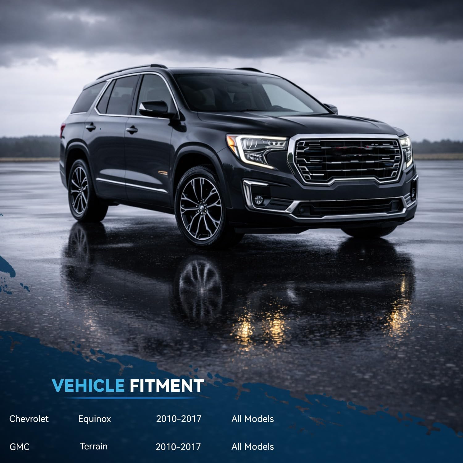 Detroit Axle - Front Control Arm for 10-17 Chevrolet Equinox GMC Terrain, Left Lower Control Arm with Ball Joint Assembly 2010 2011 2012 2013 2014 2015 2016 2017 Replacement