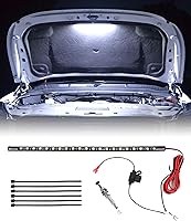 YAKEFLY 12V Waterproof Under Hood LED Light Kit - Bright Engine Bay Inspection Lamp with Auto On/Off, Universal for Cars Trucks SUVs