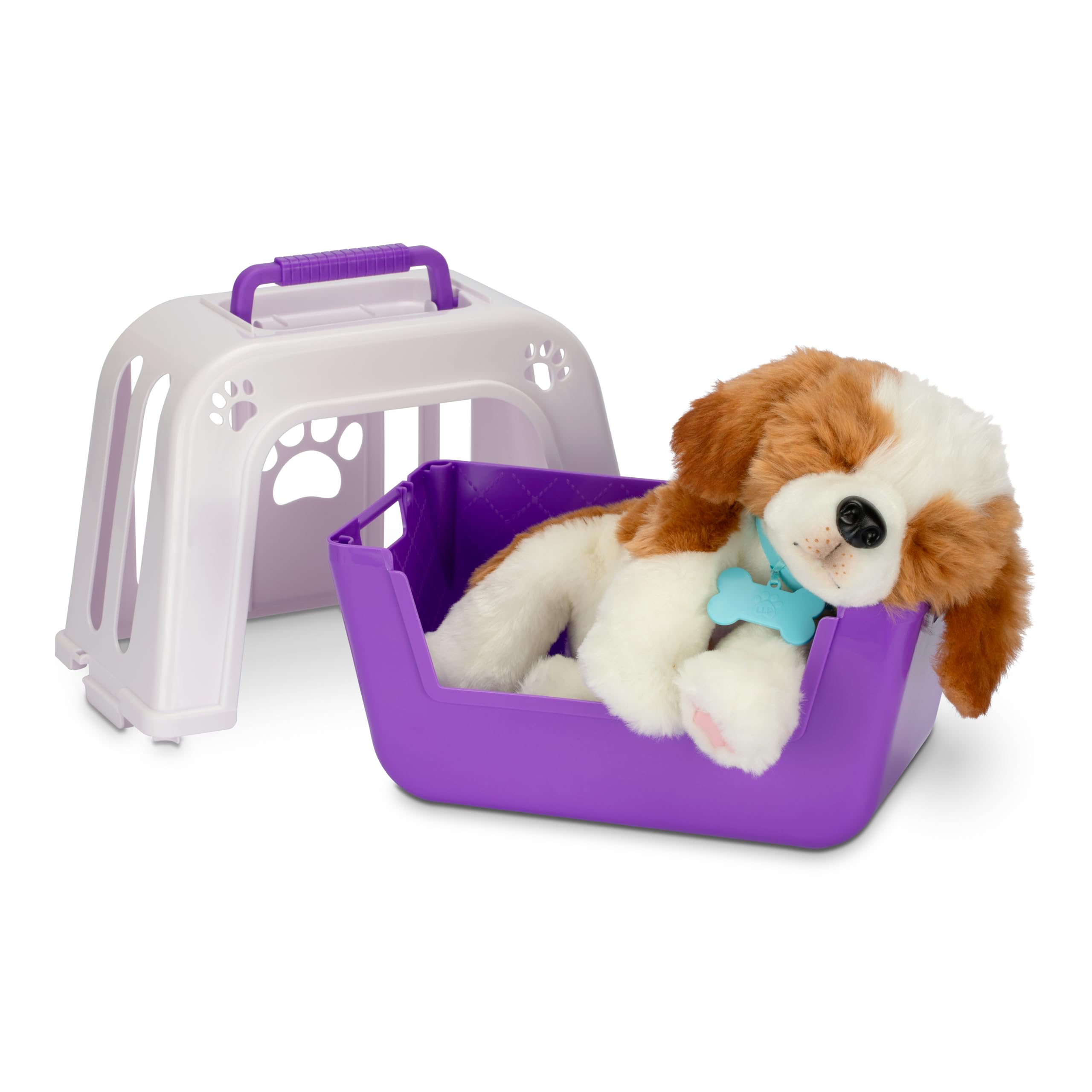 Little Live Pets My Really Real Puppy Patches Le Beagle | Peluche Interactive. 60 Sons et réactions. Fourrure Douce, Pattes lestées, Yeux Mobiles. 72 Versions. Caisse Deluxe. avec Piles. 4 Ans et +