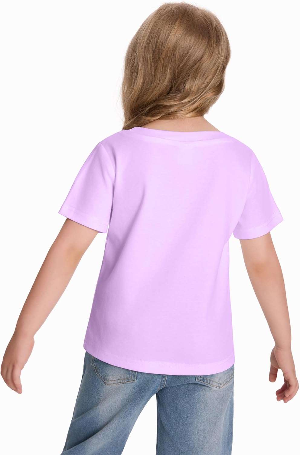Girls' Shirts Cotton Short Sleeve T-Shirts Casual Graphic Tees Tops 3-7 Years - Image 7