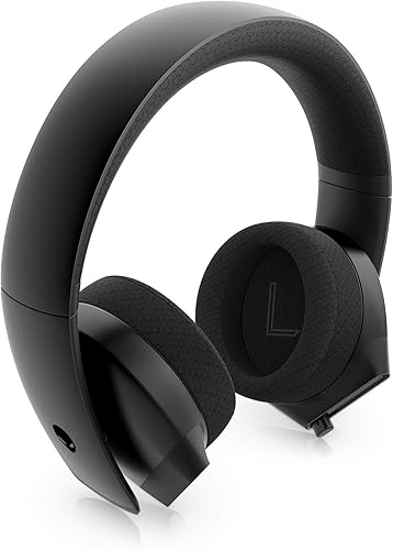 Miniatura 6 de Alienware Auriculares estéreo para juegos AW310H controladores de alta resolución de 1.969in, almohadillas de espuma viscoelástica de tela