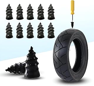 Tire Puncture Repair Rubber Nails - Tubeless 10 Pcs:Tire Puncture Welding Buffer and Tire Puncture Repair Quick and Easy - No Tube Needed - Self Sealing Motorcycle