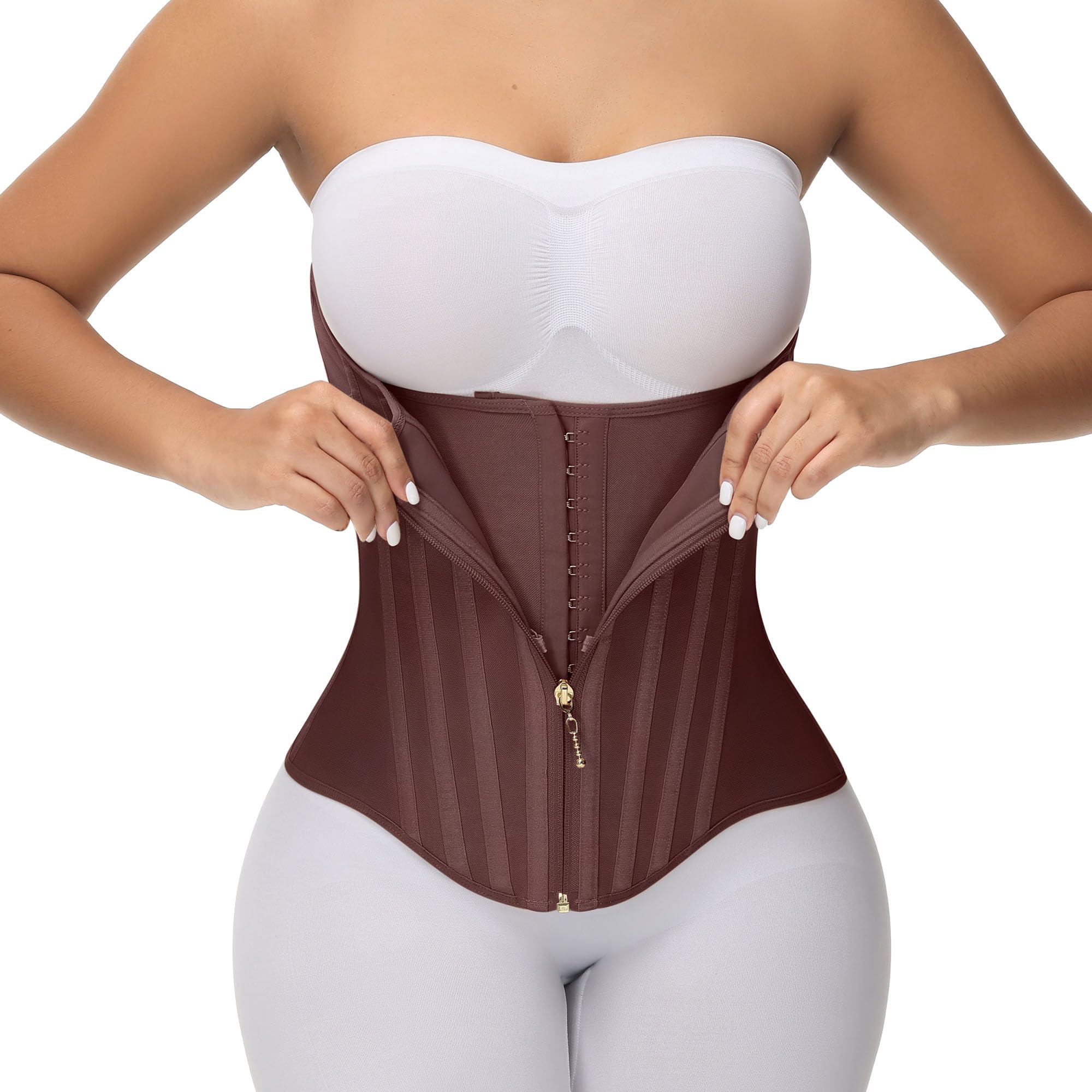 SHAPSHE Waist Trainer for Women Tummy Control Corset Sport Workout Body Shaper Postpartum Belly Band Gym