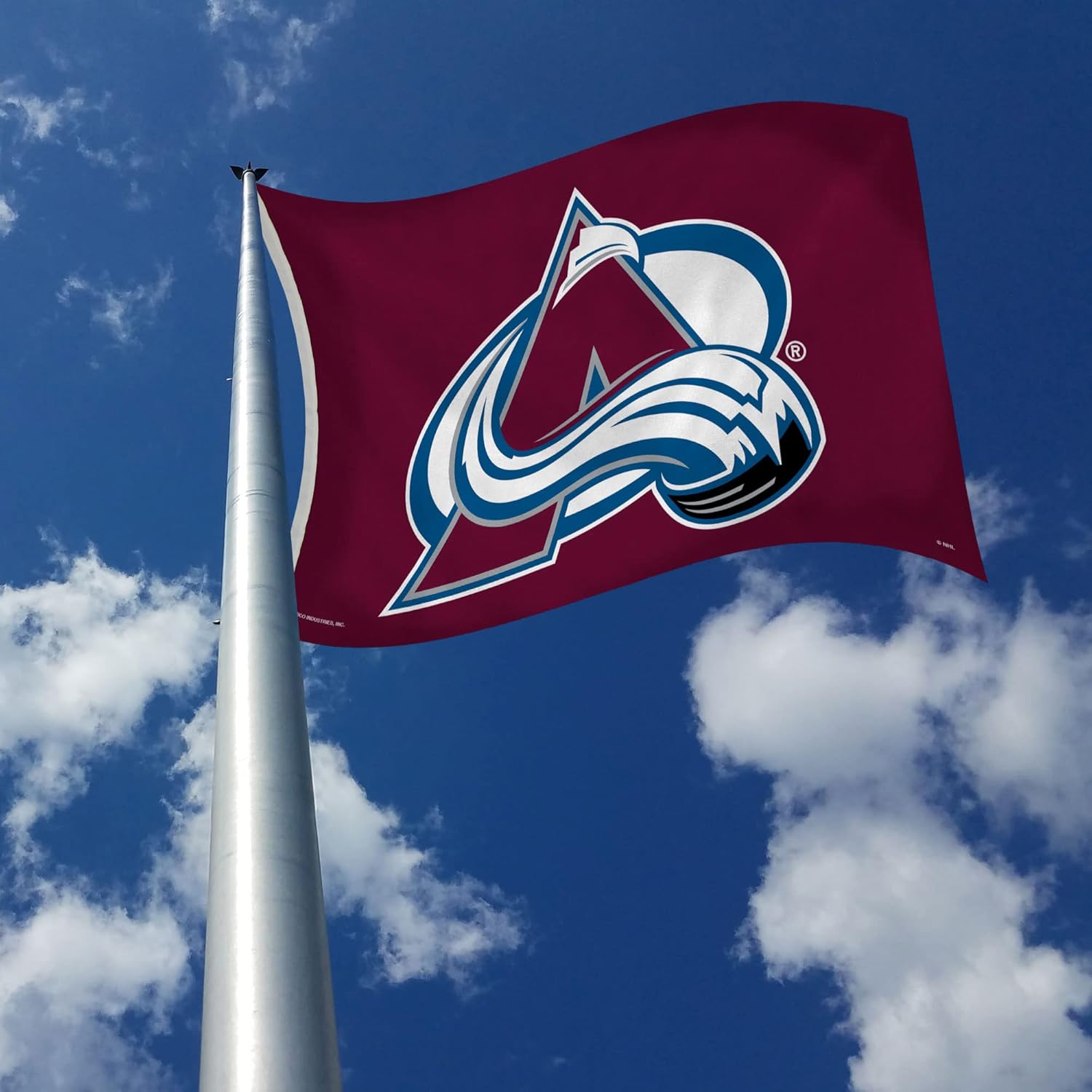 NHL Rico Industries Colorado Avalanche Standard 3' x 5' Banner Flag Single Sided - Indoor or Outdoor - Home Décor