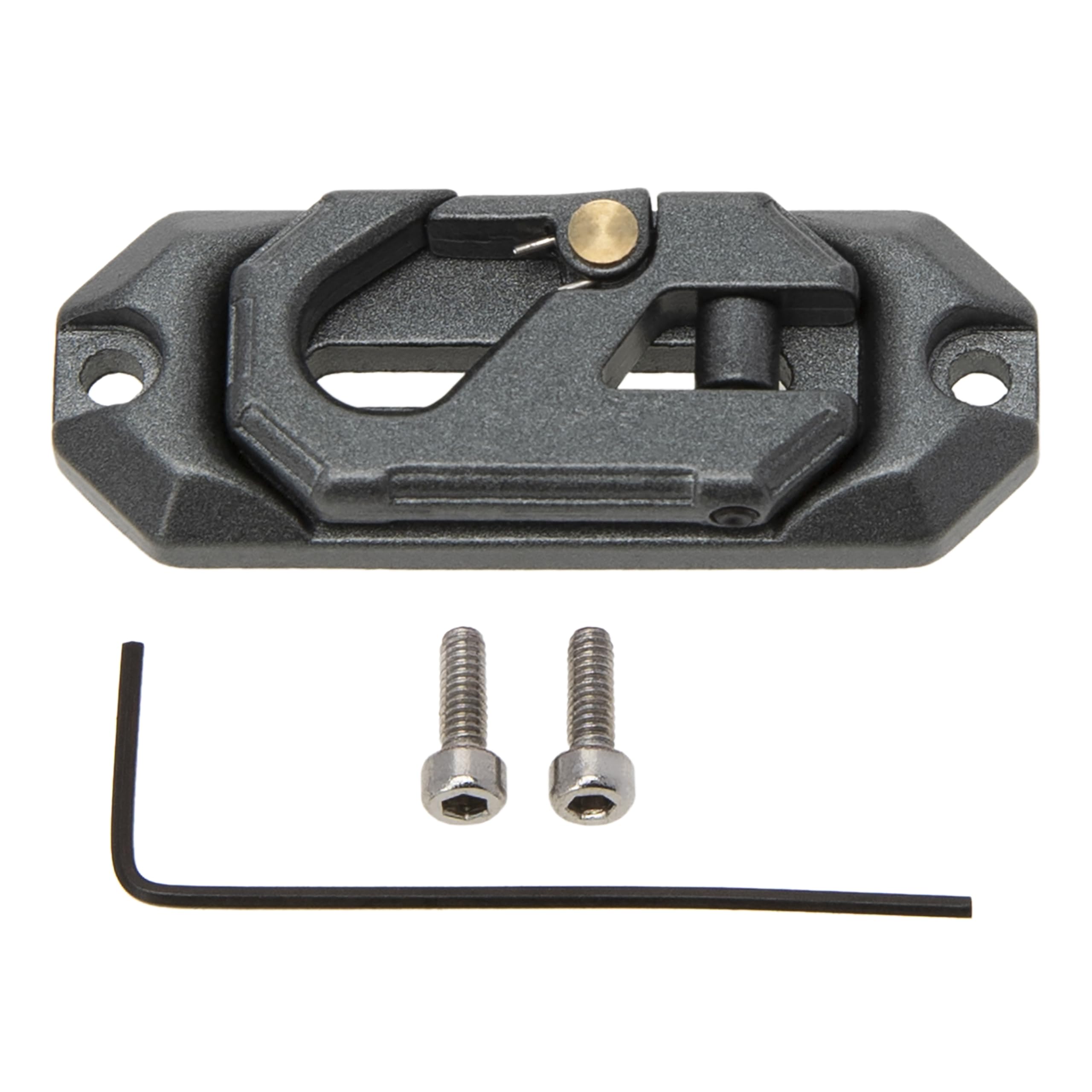 MEUS RACING RC Simulation Winch Fairlead Metal Winch Fairlead Hawse for RC Model Car Parts Accessories (Titanium)