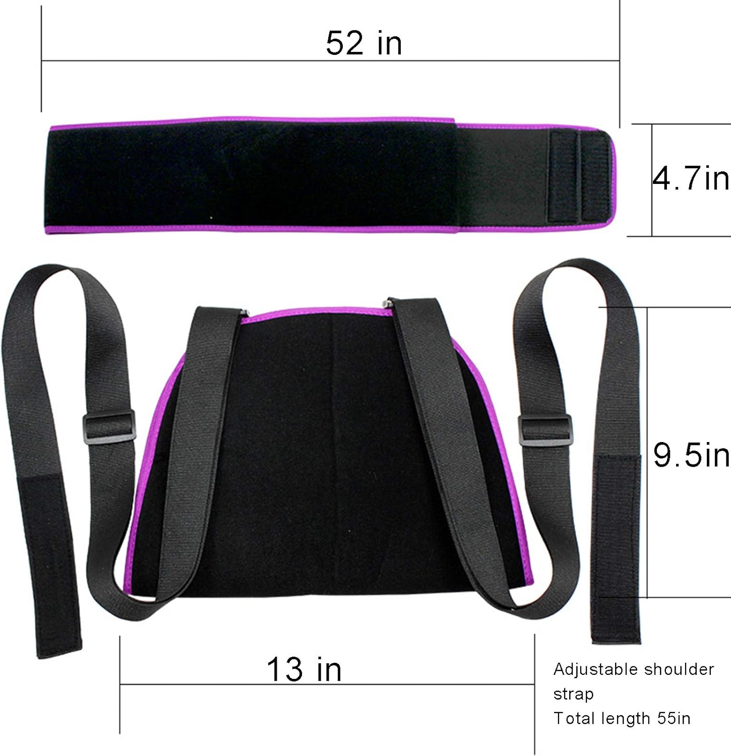 Arm Sling Shoulder Immobilizer Rotator, Breathable Material, Ultimate Comfort, Split Strap, Adjustable Shoulder Strap, Elbow Support for Broken for Shoulder Injury, Available