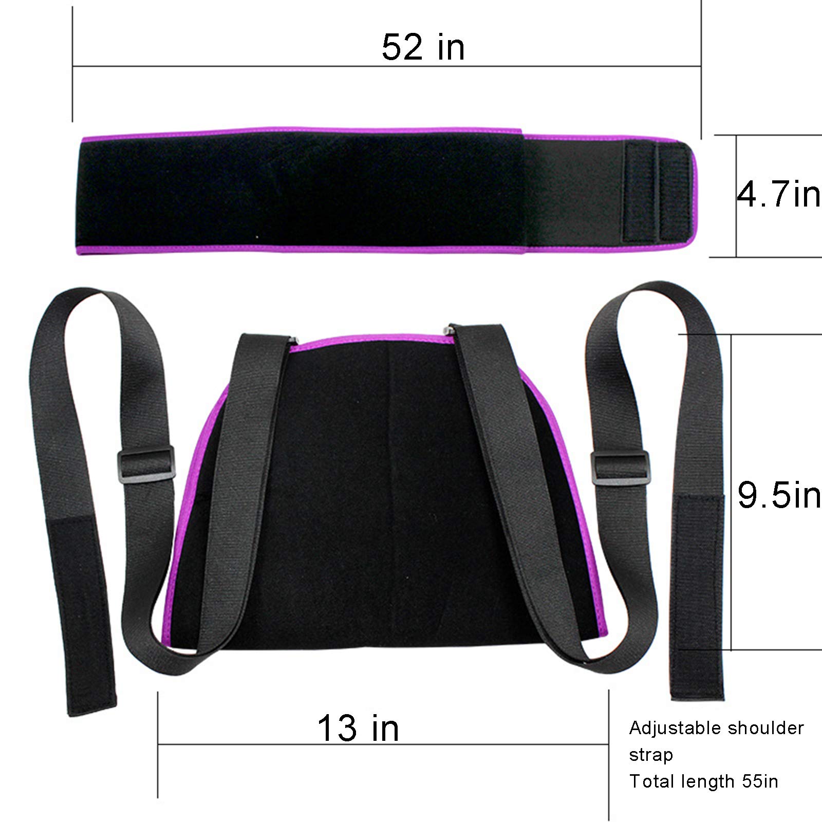 Rotor inmovilizador de hombro con cabestrillo para brazo, material transpirable, máxima comodidad, correa dividida, correa ajustable para el hombro, soporte de codo para lesiones rotas en el
