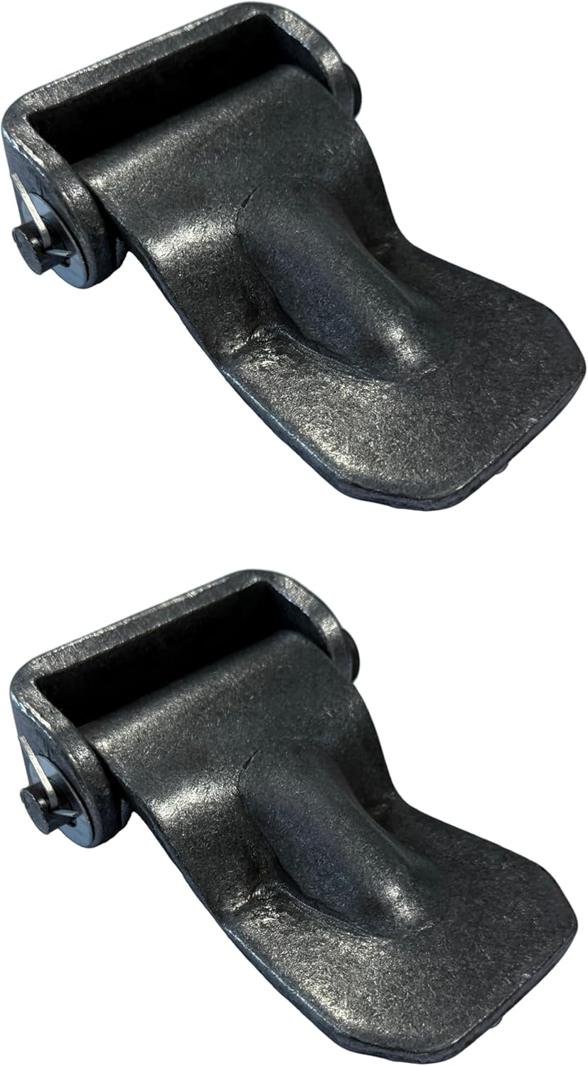 Heavy Duty Dump Trailer Hinges Truck Hinge, Thickened Galvanized Iron Weld-On Hinge for Semi-Trailer/Container/Van Doors (4)