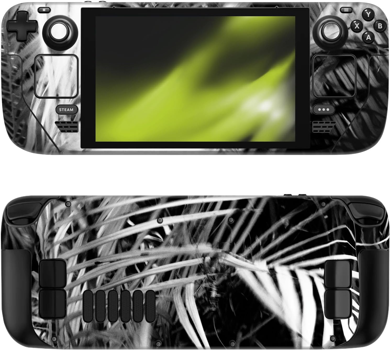 Head Case Designs Officially Licensed Dorit Fuhg Palm Leaves Art Mix Vinyl Sticker Skin Decal Cover Compatible with Steam Deck