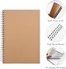 Pack of 6 A5 notepads ring binder notebook spiral notepad chequered notepad notepad college pad notebook blank spiral notebook flip top spiral notepads for painting memos