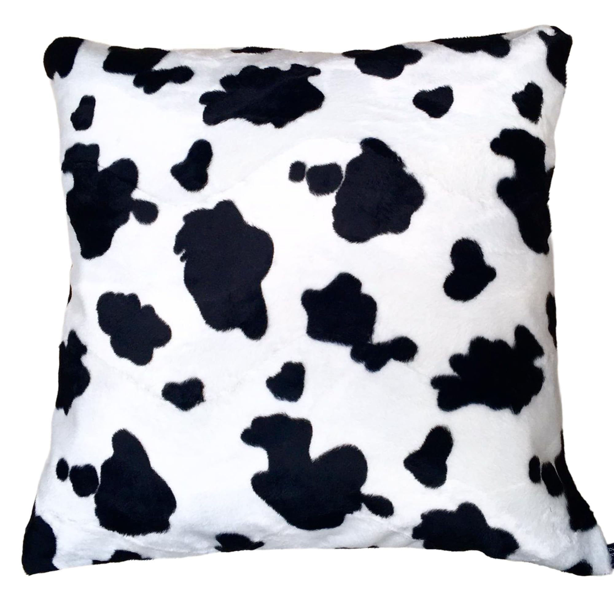 Cow Faux Fur Velboa Cushion Cover ~ Handmade โ image 1