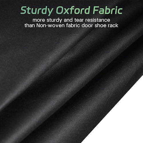 Miniatura 4 de AOODA 24 pares de organizadores de zapatos para armario, bolsillos profundos, zapatero colgante grande para puerta, soporte para zapatos de 8