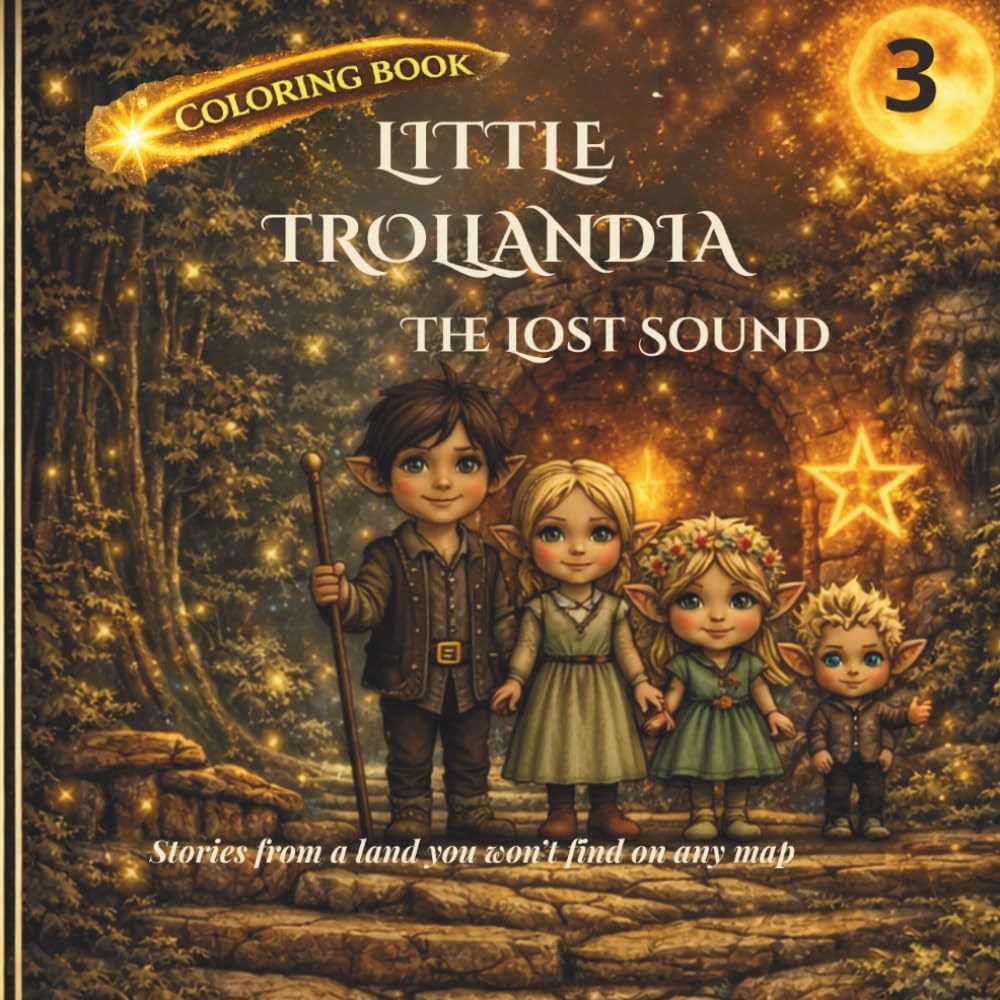 Little Trollandia: In Search of the Lost Sound: - Coloring book
