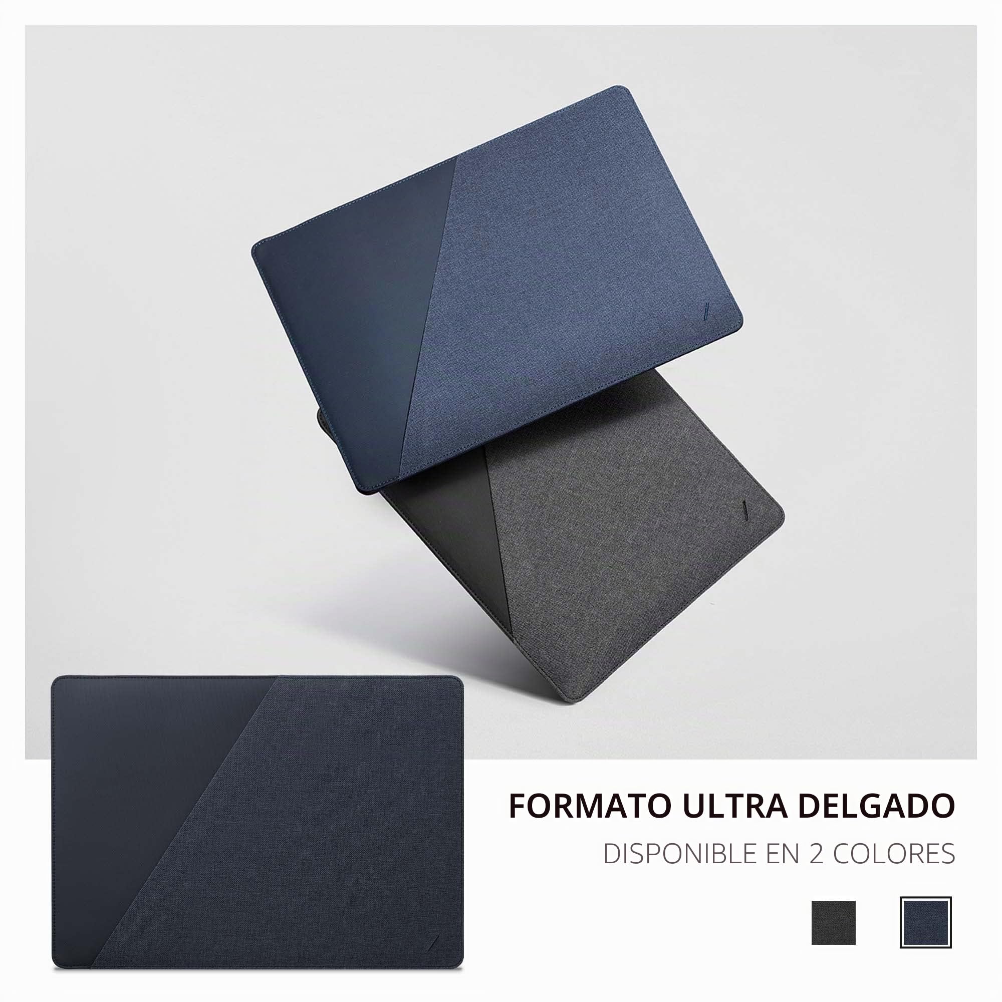 Native Union Funda Stow para MacBook Pro 16”, MacBook Pro 15” (2016-2019)– Funda MacBook con Cierre magnético de fácil Acceso (Indigo)