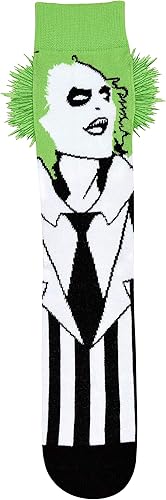 Miniatura 2 de Hyp Beetlejuice - Calcetines para hombre con pelo adornado
