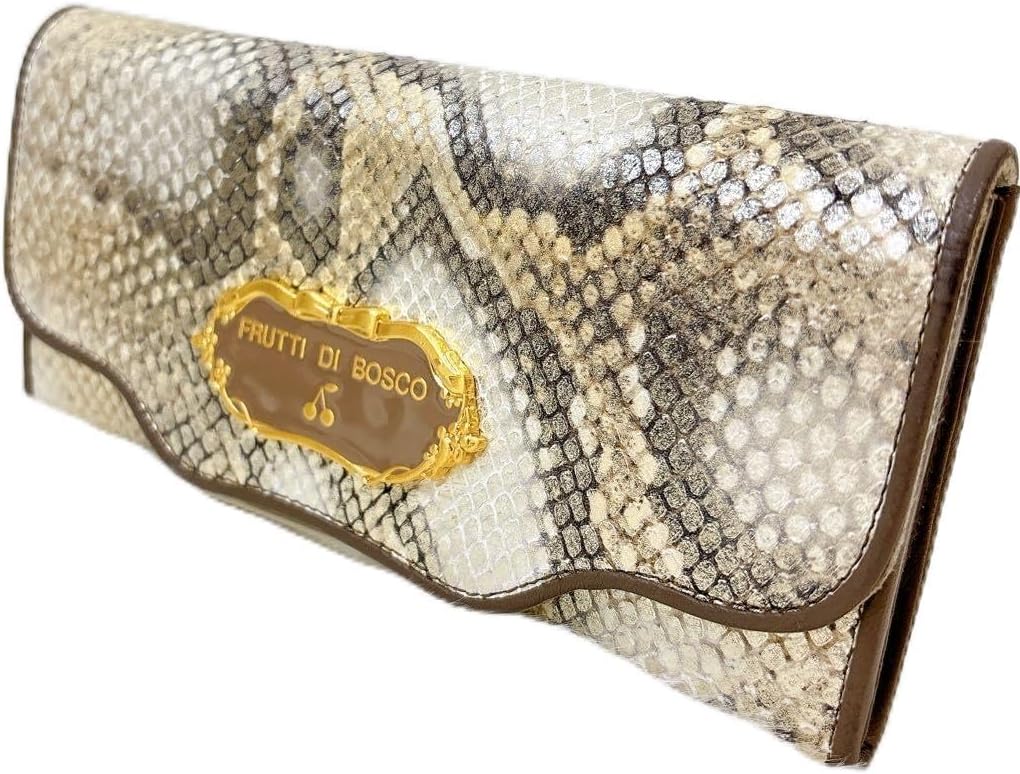 フルッティディボスコ 長財布 ロングウォレット パイソン ハラコ