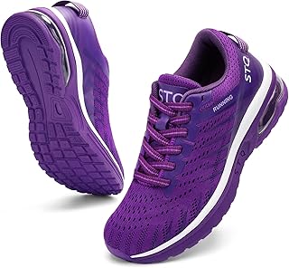 STQ Women's Running Shoes Breathable Air Cushion Sneakers