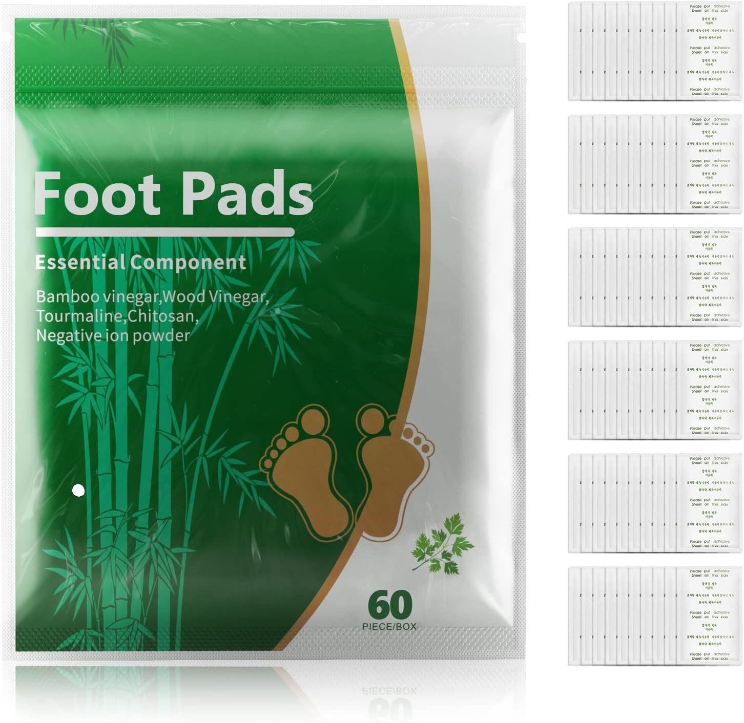 Premium Foot Pads: (50pc) - Rapid Pain Relief & Foot Health, Fresh Scent, New Formula for 2019