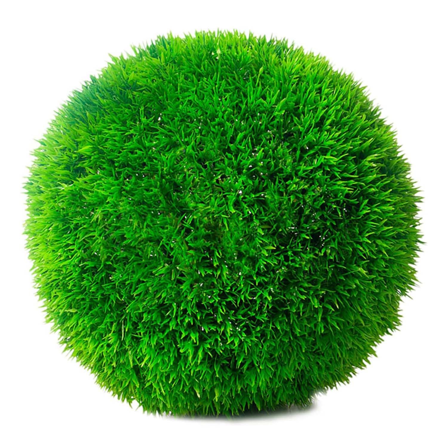 Sztuczne roślinne kule topiary, sztuczne kule bukszpanowe, dekoracyjne kule roślinne, sztuczna trawa w kulkach do ogrodu, na balkon, do ogrodu Green, 19in/48cm