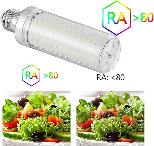 Miniatura 3 de RAYHOO - Bombillas LED incandescentes de 18 W, equivalentes a 120-180 vatios, base E26E27, 2800 lúmenes, ultra brillante, no regulable, paquete de 2