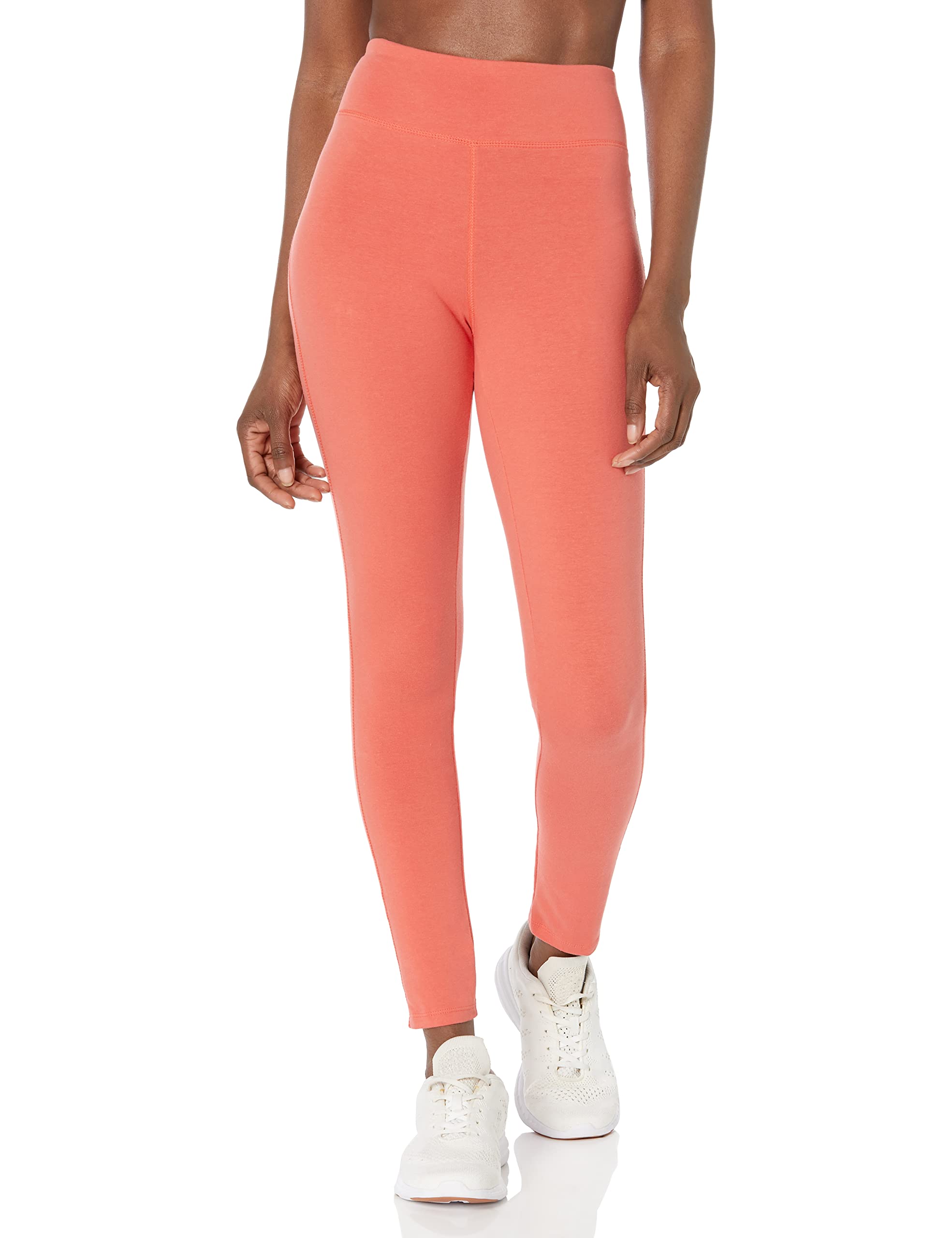 HanesWomen's Leggings, Ankle-Length Leggings for Women, Stretch Cotton-Spandex Leggings, High Waist, 27"