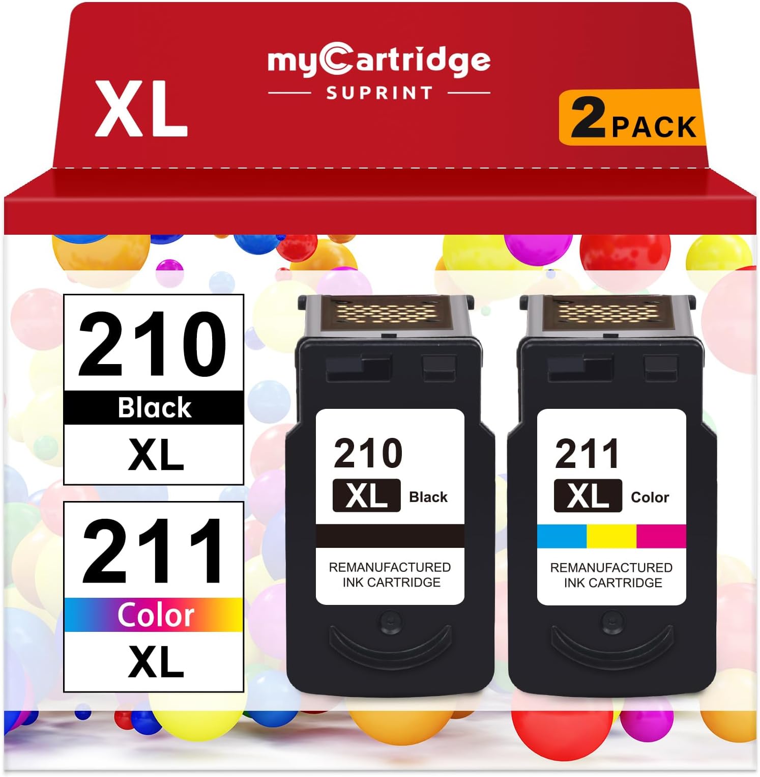 Amazon.com: 210XL 211XL Combo Pack Remanufactured Ink Cartridge ...