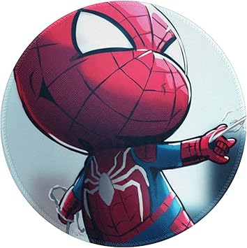 Amazon マウスパッド マーベル スパイダーマン ゲーミングマウスパッド 丸型 円型 マウス おしゃれ 柔軟 かわいい ゴム製裏面 ゲーミングマウスパッド ゴム底 光学マウス対応 滑り止め 耐久性 Sichuang 家電 カメラ
